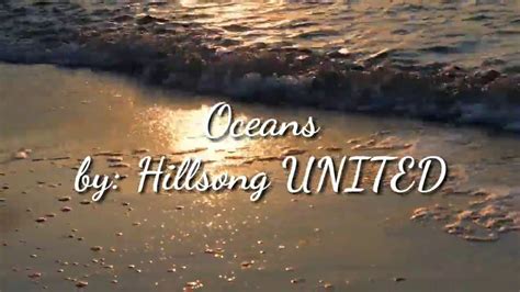 Oceans with lyrics
